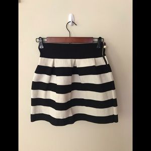 Structured embroidery A-Line skirt